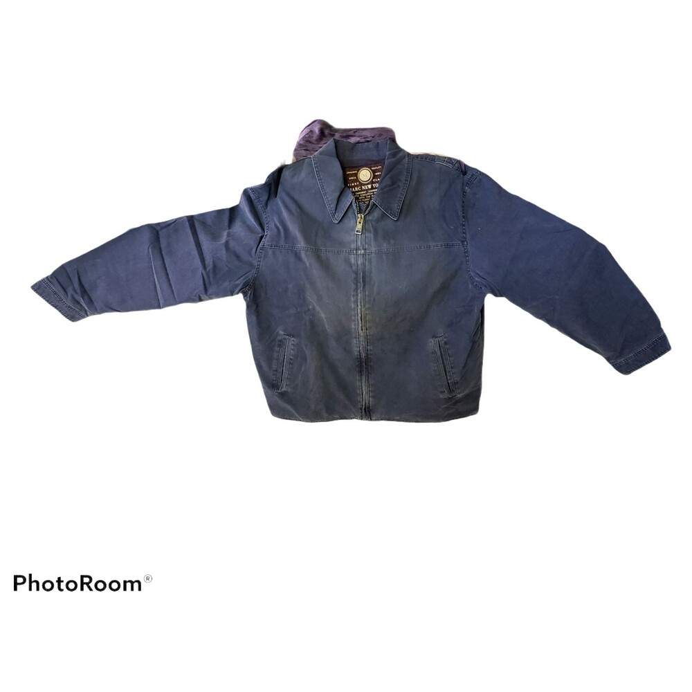 Vintage Marc New York By Andrew Marc Men's Original Cloth Denim Jacket, Size M - Picture 9 of 12